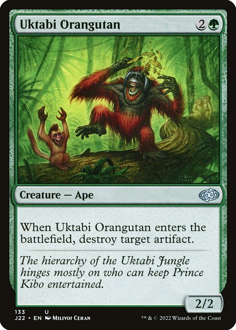 Uktabi Orangutan card art