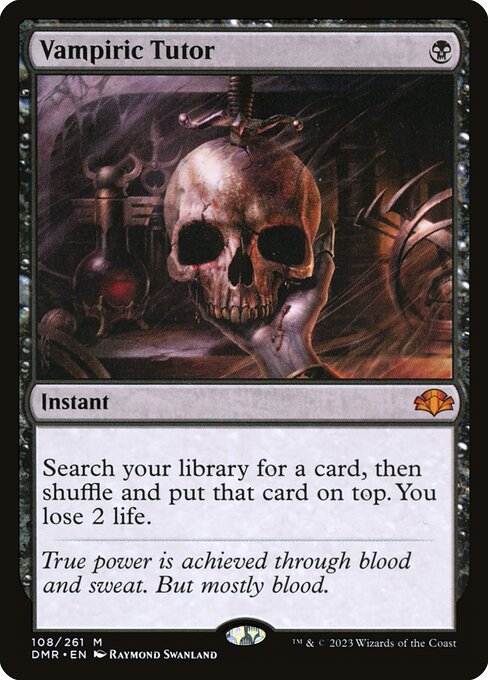 Vampiric Tutor card art