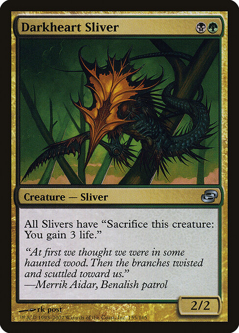 Darkheart Sliver card art