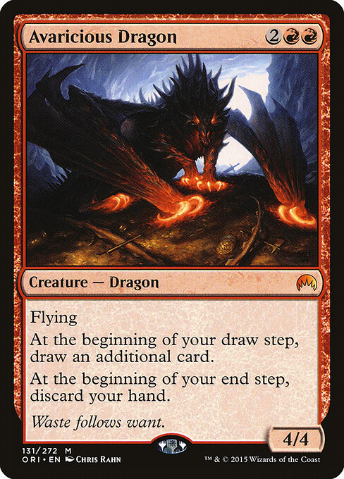Avaricious Dragon card art