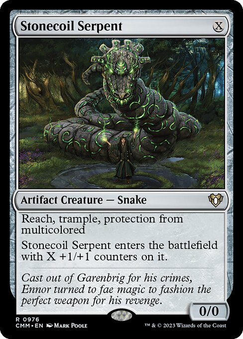 Stonecoil Serpent card art