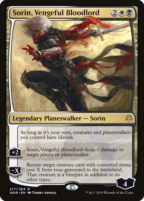 Sorin, Vengeful Bloodlord card art