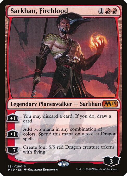 Sarkhan, Fireblood card art
