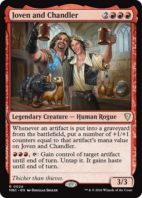 Joven and Chandler card art
