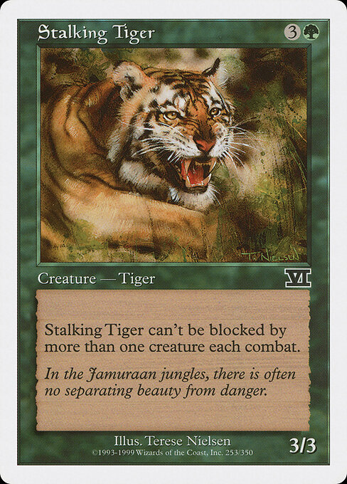 Stalking Tiger card art