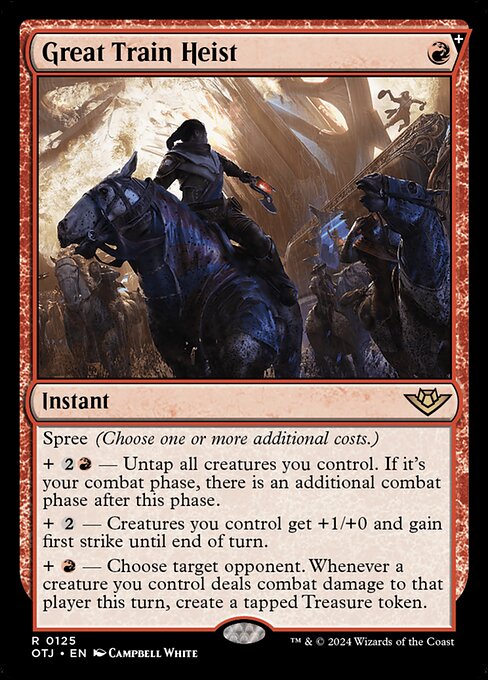Great Train Heist card art