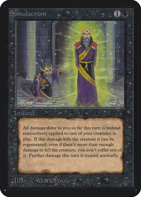 Simulacrum card art