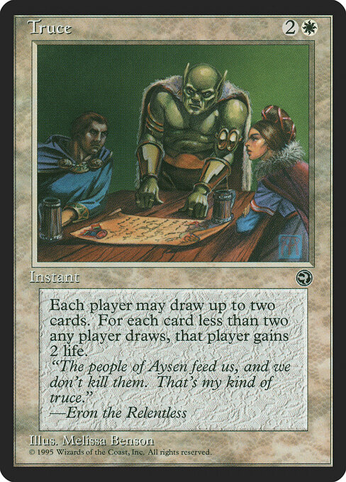 Truce card art