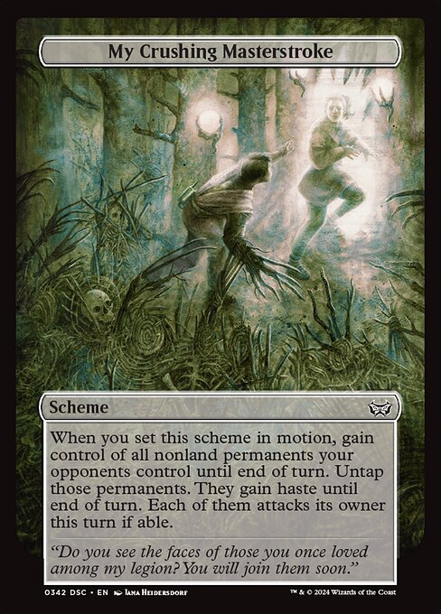 My Crushing Masterstroke (Archenemy) card art
