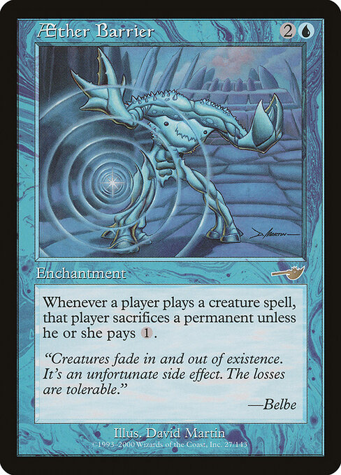 Aether Barrier card art