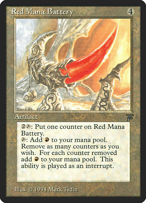 Red Mana Battery card art
