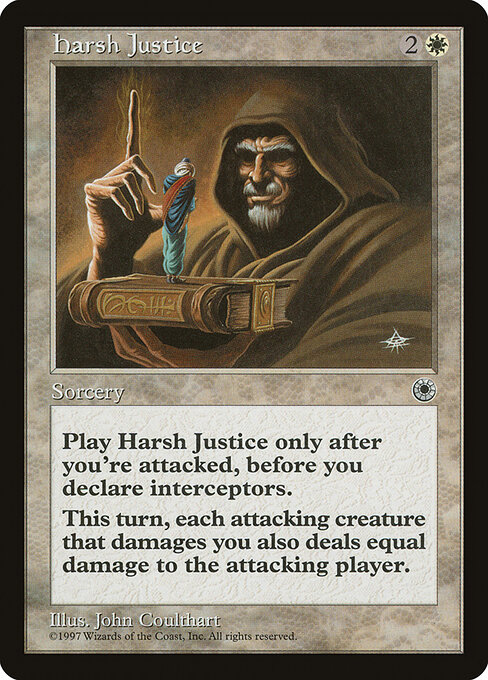 Harsh Justice card art