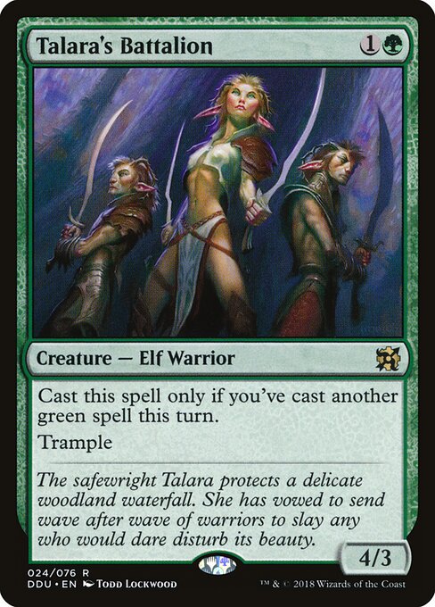 Talara's Battalion card art