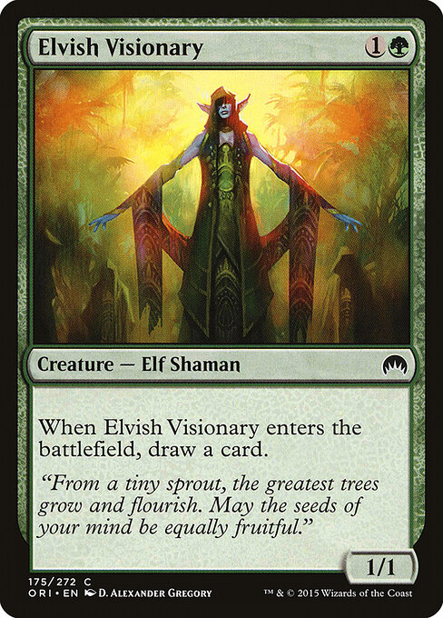 Elvish Visionary card art