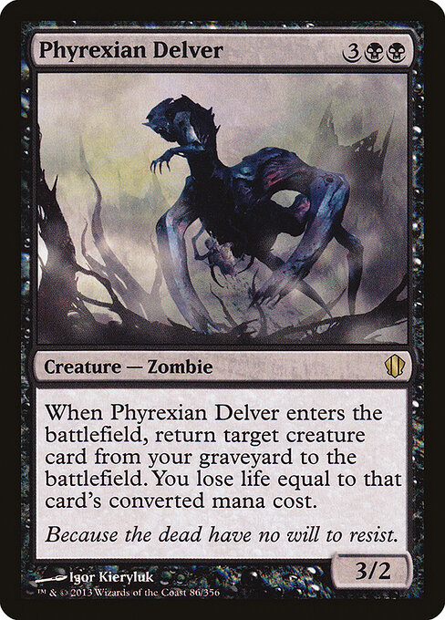 Phyrexian Delver card art