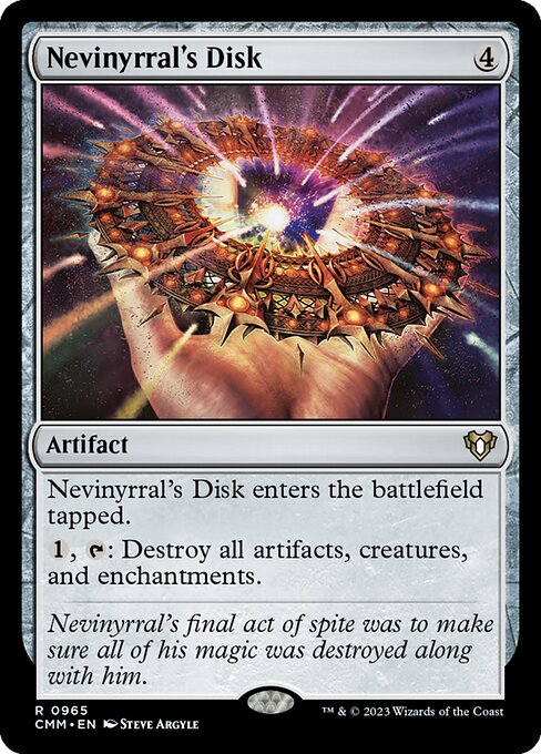 Nevinyrral's Disk card art