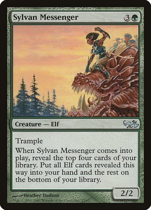 Sylvan Messenger card art