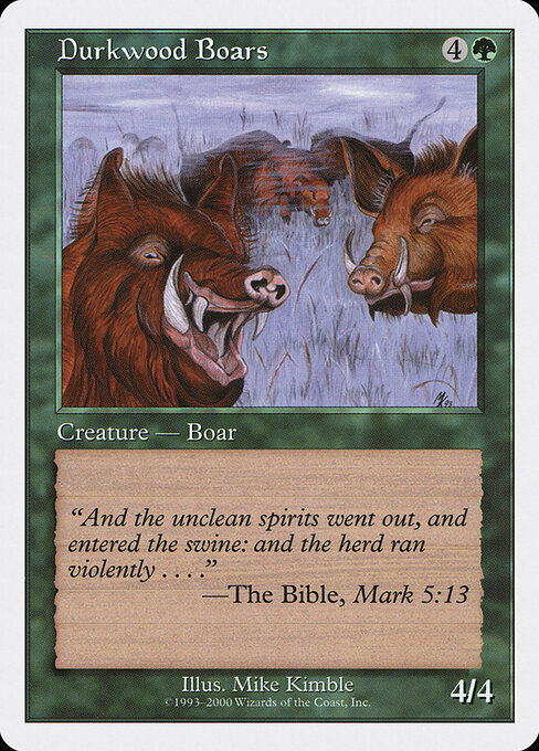 Durkwood Boars card art