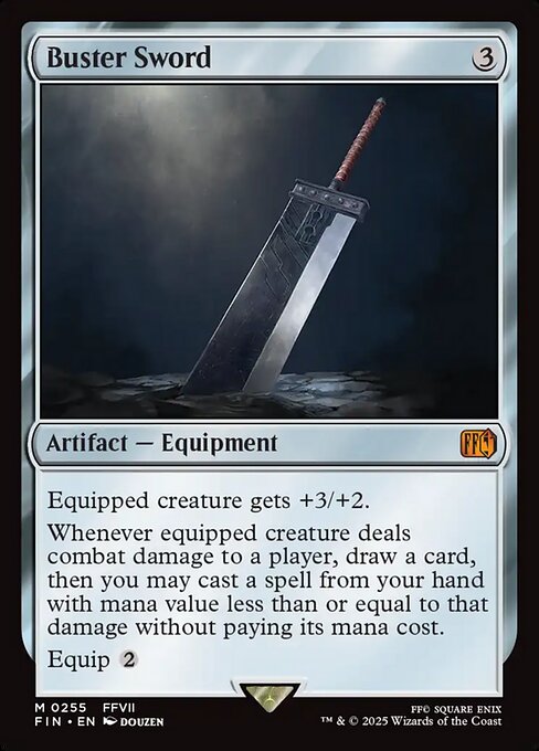 Buster Sword card art