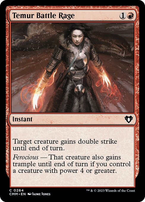 Temur Battle Rage card art
