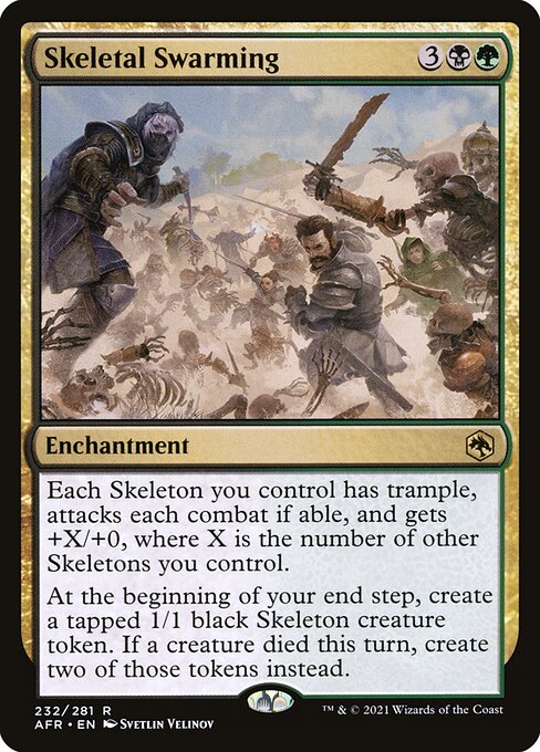 Skeletal Swarming card art