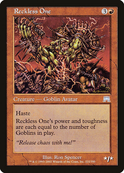 Reckless One card art
