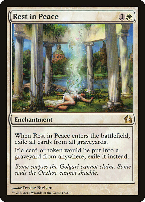 Rest in Peace card art