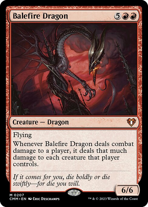 Balefire Dragon card art