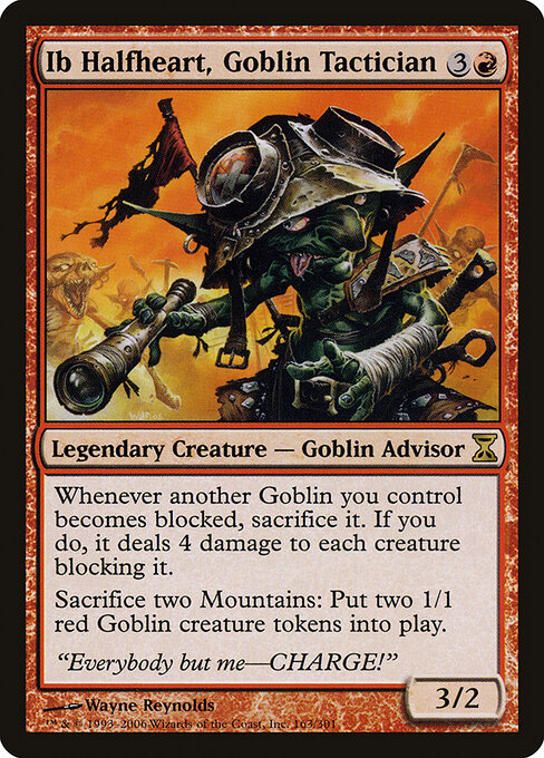 Ib Halfheart, Goblin Tactician card art