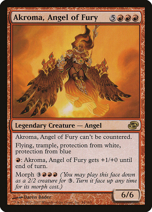 Akroma, Angel of Fury card art
