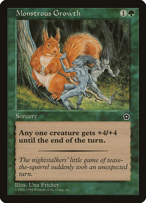 Monstrous Growth card art