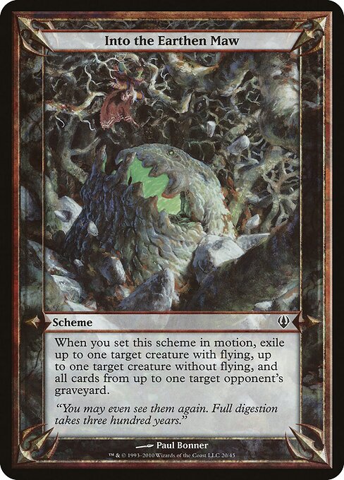 Into the Earthen Maw (Archenemy) card art