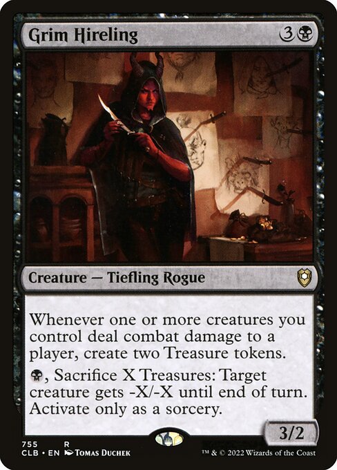 Grim Hireling card art