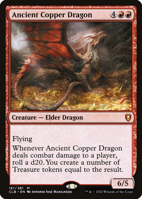 Ancient Copper Dragon card art