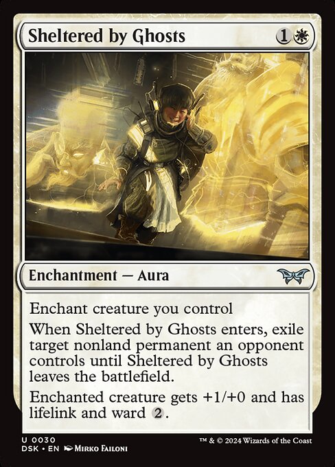 Sheltered by Ghosts card art