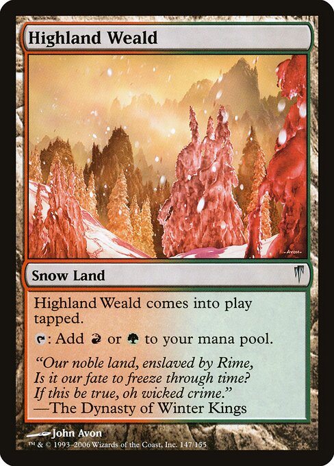 Highland Weald card art