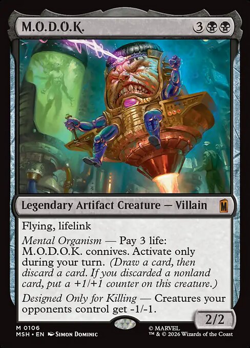 M.O.D.O.K. card art