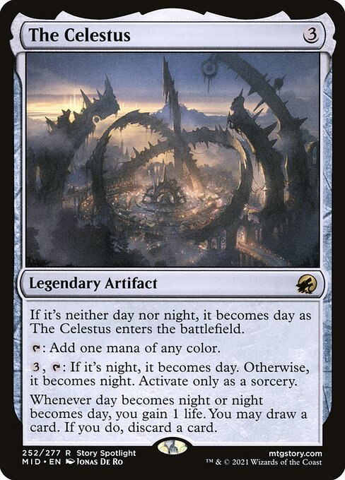 The Celestus card art
