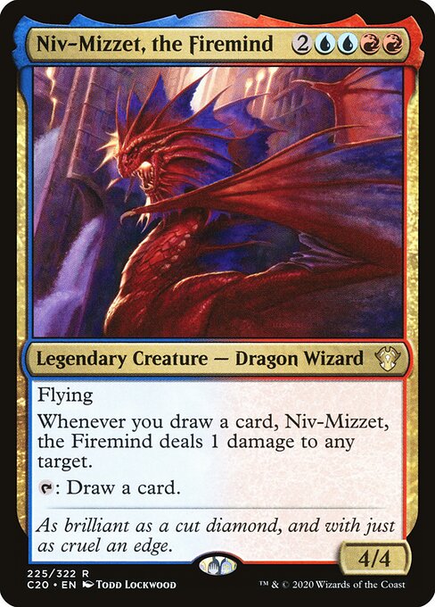Niv-Mizzet, the Firemind card art