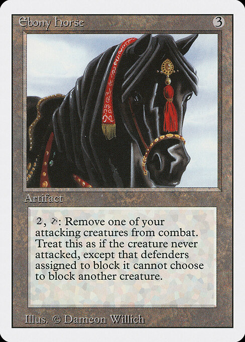 Ebony Horse card art