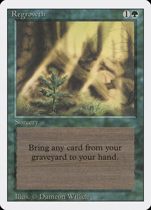 Regrowth card art