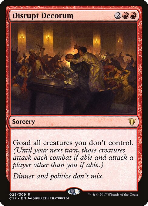 Disrupt Decorum card art