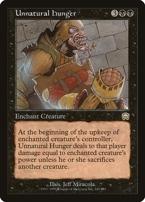 Unnatural Hunger card art