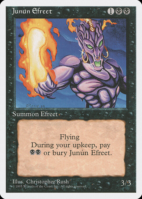 Junun Efreet card art