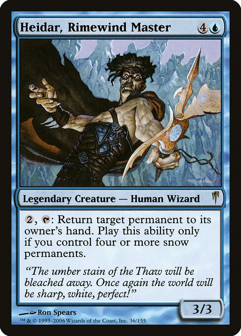 Heidar, Rimewind Master card art