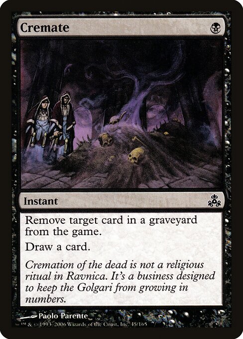 Cremate card art