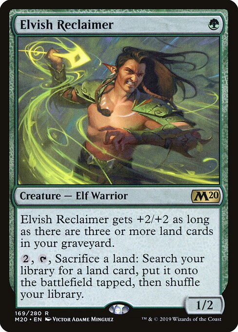 Elvish Reclaimer card art