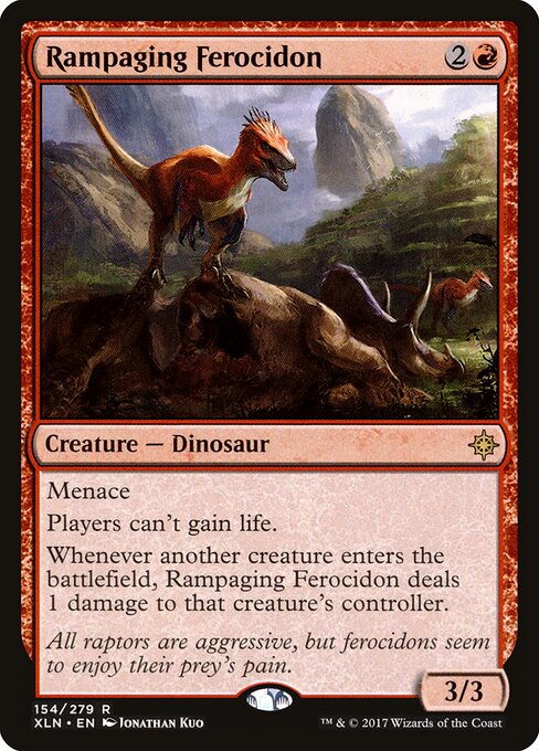 Rampaging Ferocidon card art