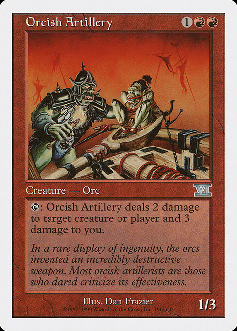 Orcish Artillery card art