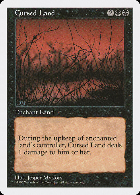 Cursed Land card art